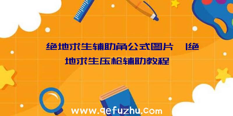 「绝地求生辅助角公式图片」|绝地求生压枪辅助教程